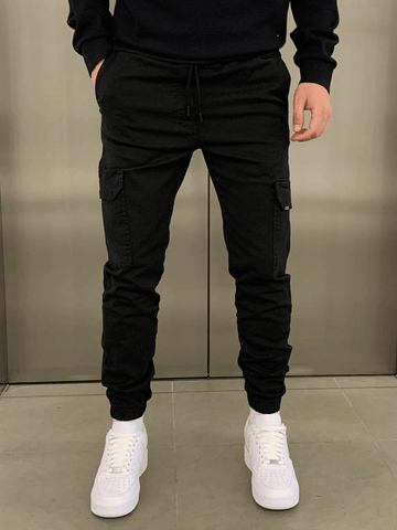 Auren| Men's Fit Drawstring Cargo Joggers