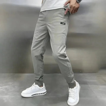 Lucas | Men's Elasticated Waist Cargo Trousers