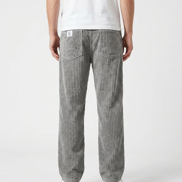 Mathew | Men's Ribbed Corduroy Straight Leg Casual Trousers