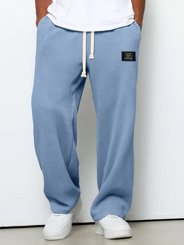 Callum | Men's Waffle Knit Drawstring Trousers
