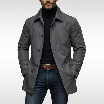 Noah | Men's Waterproof Mac Single Breasted Winter Coat