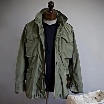 Erlie | Men's Four Flap Pockets Cotton Canvas Field Jacket