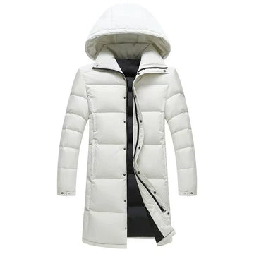 Dixon | Men's Longline Puffer Coat Hooded Padded Parka
