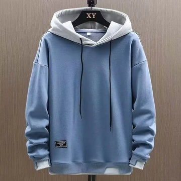 Hamish | Men's Contrast Hood Layered Hoodie