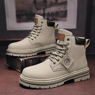 Luca | Men's Lug Sole Suede Lace Up Ankle Boots