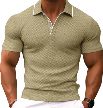 Maniac | Men's Tipped Short Sleeve Knitted Polo Shirt