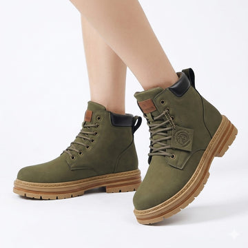 Luca | Men's Lug Sole Suede Lace Up Ankle Boots