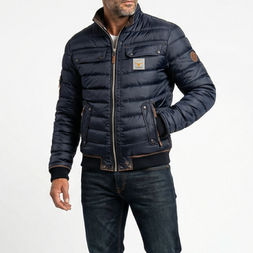Arthur | Men's Stand Collar Quilted Padded Jacket