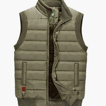 James | Men's Fleece Lined Quilted Padded Gilet