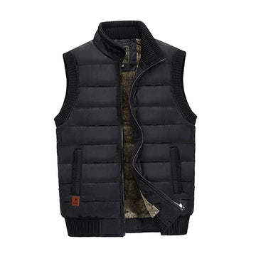 James | Men's Fleece Lined Quilted Padded Gilet