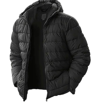 James | Men's Quilted Hooded Coated Puffer Jacket