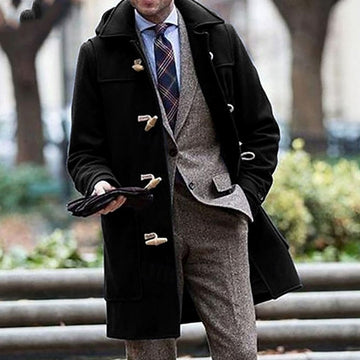 Monaco | Men's Wool Blend Toggle Hooded Duffle Coat