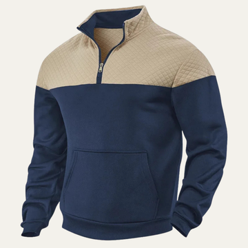 Henry | Men's Oversized Fluid Zip Up Jumper