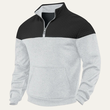 Henry | Men's Oversized Fluid Zip Up Jumper
