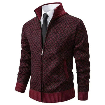 Arthur | Men's Longline Relaxed Zip Up Cardigan