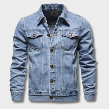 Arthur | Men's Flap Chest Pockets Denim Trucker Jacket
